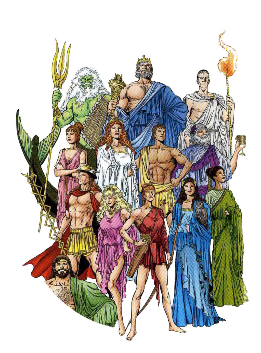zeus poseidon hades greek mythology